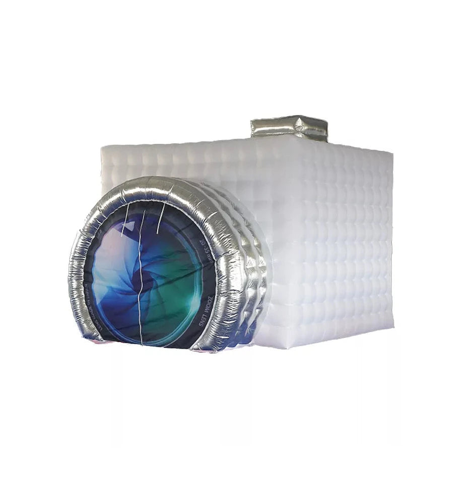 Aufblasbares LED-Fotoautomatenzelt mit eingebautem Ventilator und Beleuchtung