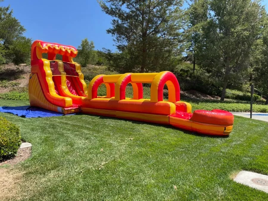 Inflatable Water Slide and Bounce House Combo
