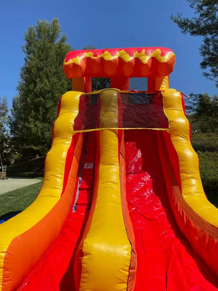 Inflatable Water Slide and Bounce House Combo