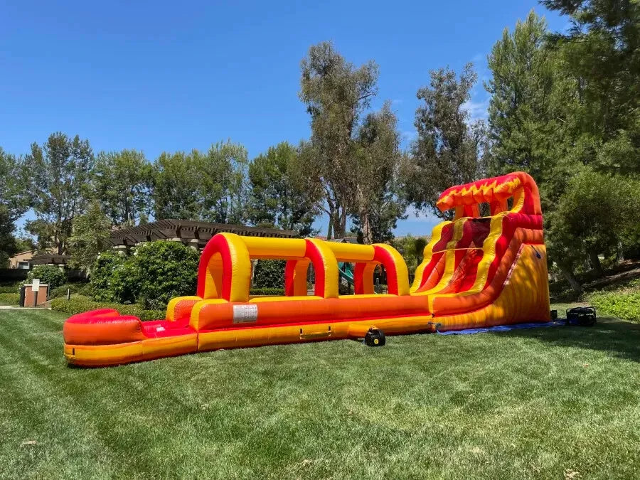 Inflatable Water Slide and Bounce House Combo