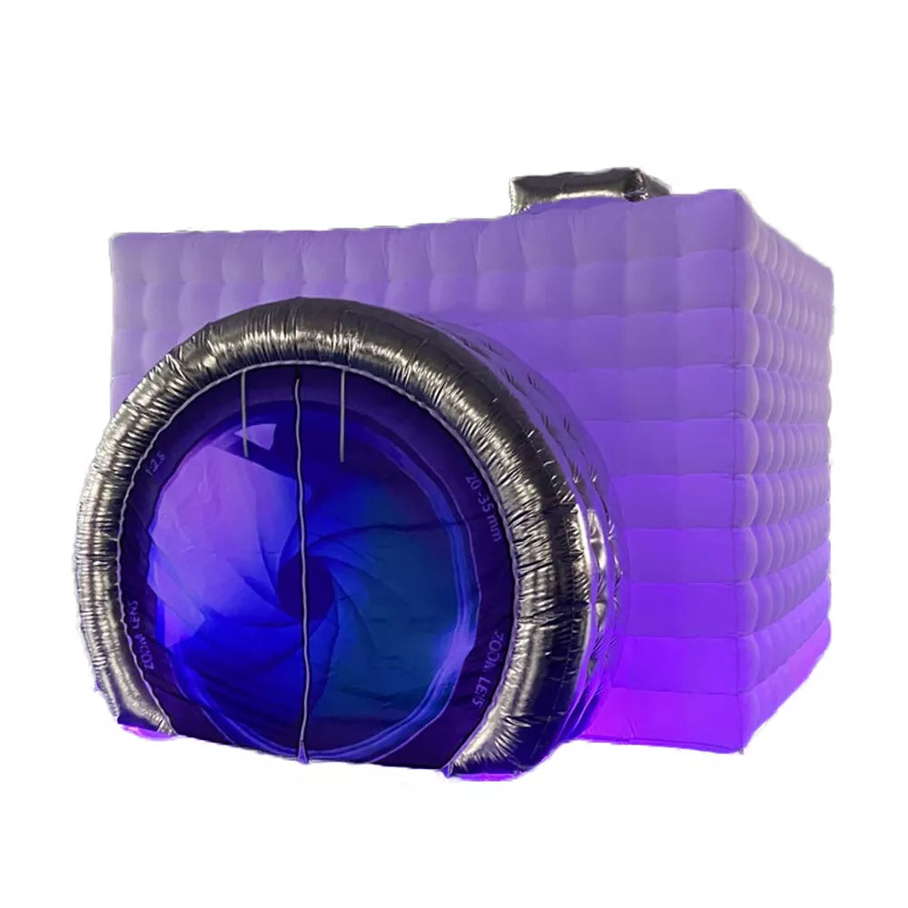Aufblasbares LED-Fotoautomatenzelt mit eingebautem Ventilator und Beleuchtung