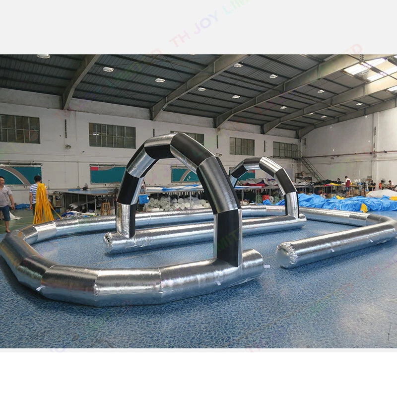 Commercial Inflatable Bumper Car Race Track Activity