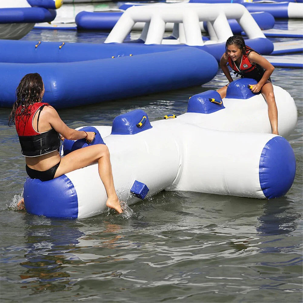 Inflatable Water Totter Axis Rocker for Outdoor Fun