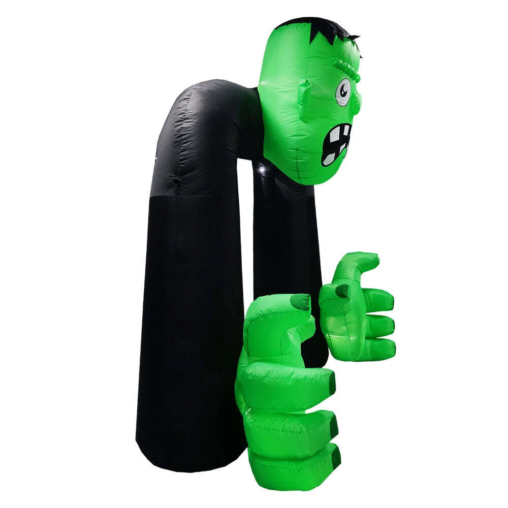 Halloween Inflatable Frankenstein Archway with LED Lights