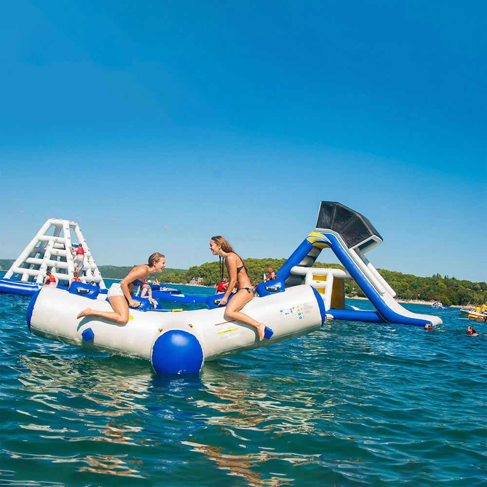 Inflatable Water Totter Axis Rocker for Outdoor Fun