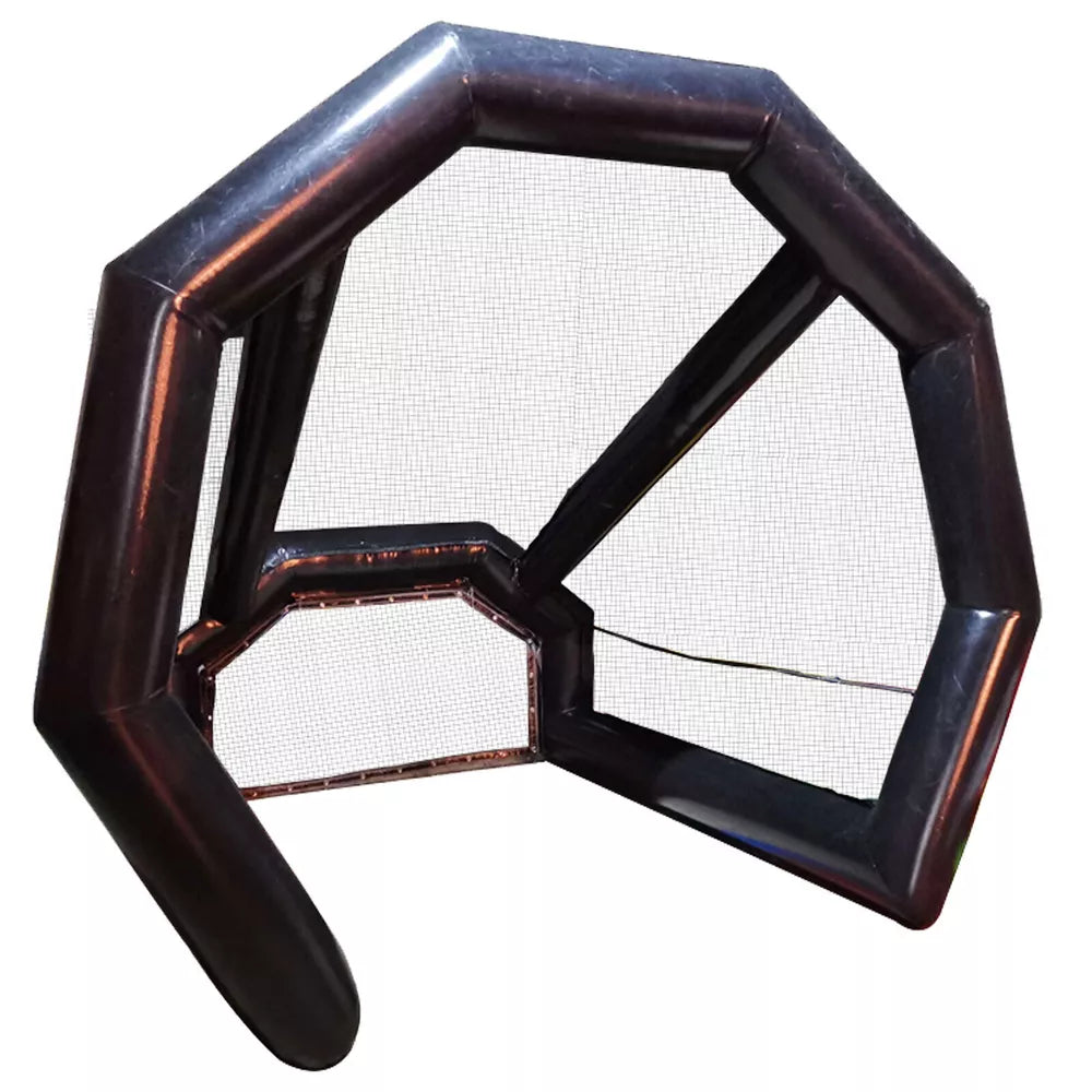 Cage de bateo de béisbol inflable de 11.5 pies para golf en el patio trasero con soplador de 110V