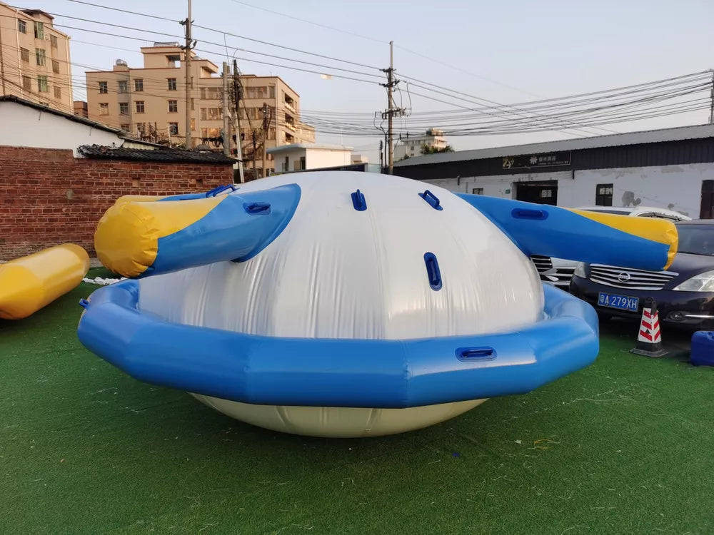 Inflatable Disco Boat Towable Water Park Adventure
