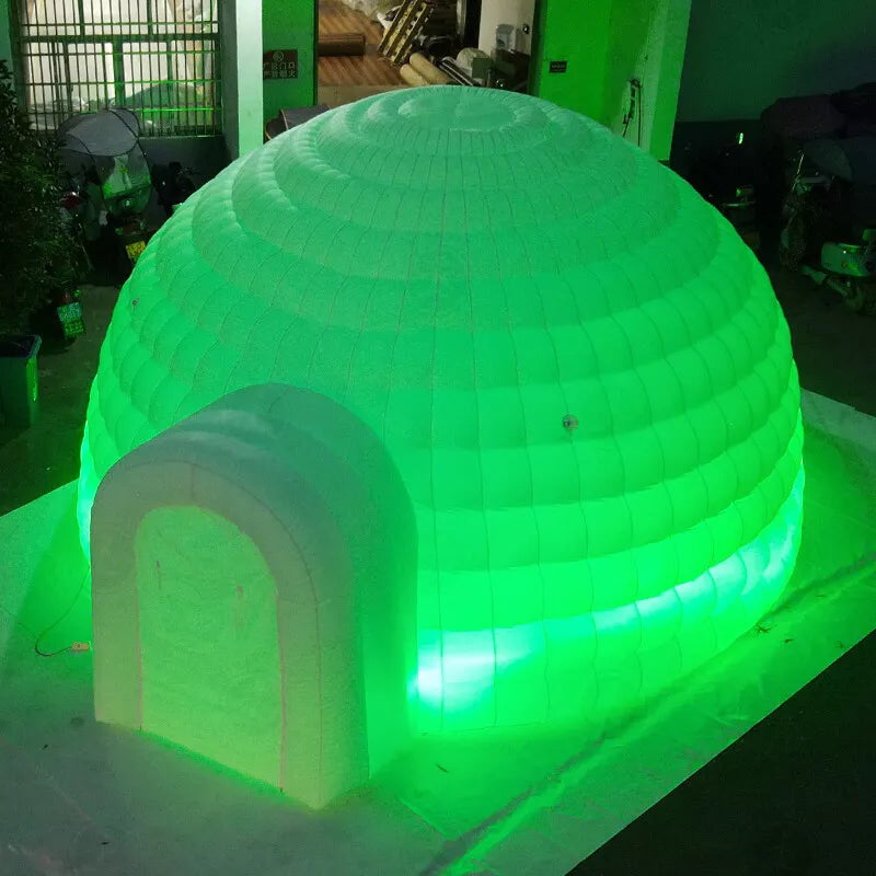 20ft Inflatable Igloo Dome Tent With LED Lights