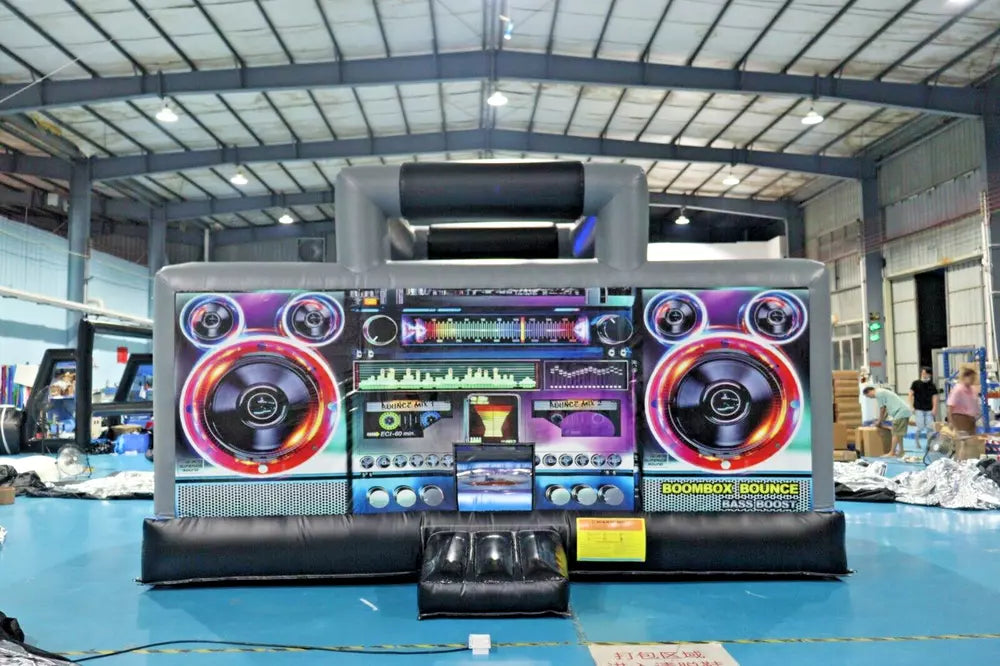 16FT Aufblasbare Boom Box Hüpfburg Springen Hüpfburg Moon Walk