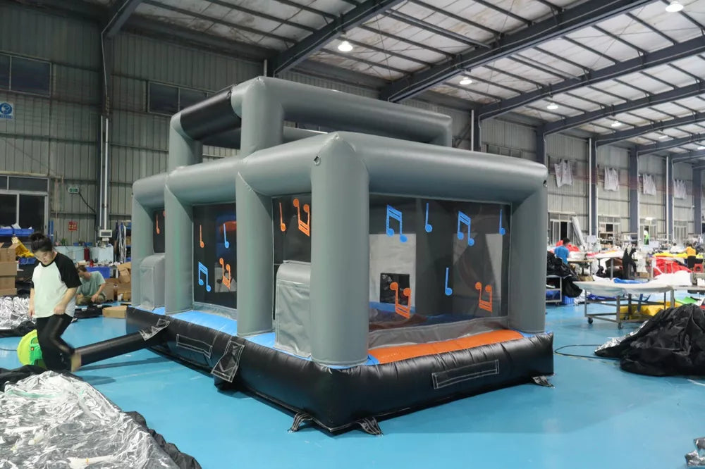 16FT Aufblasbare Boom Box Hüpfburg Springen Hüpfburg Moon Walk