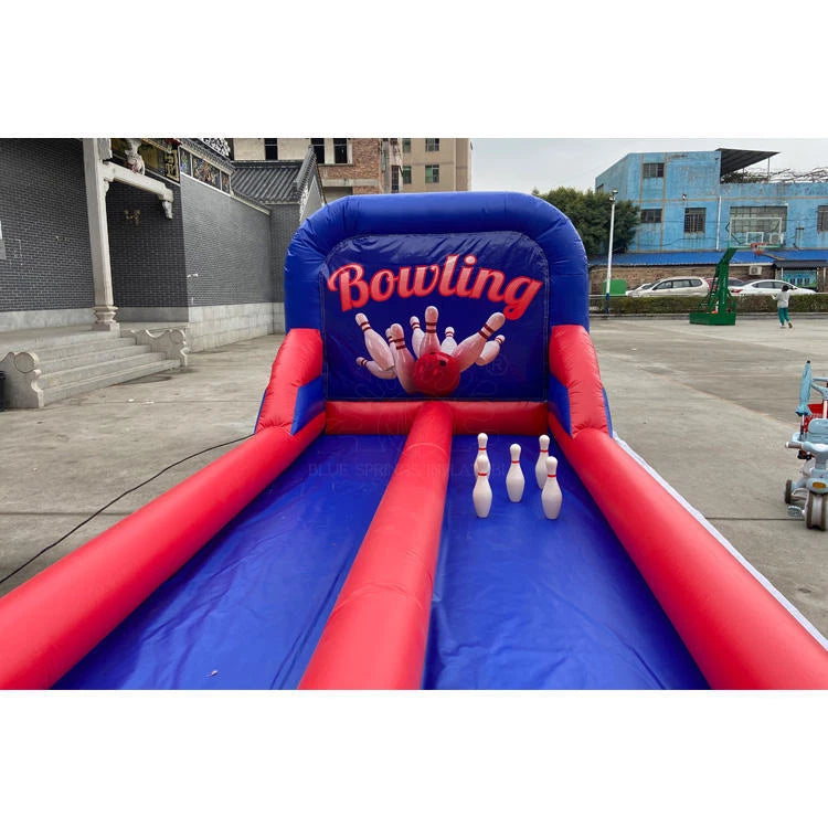 Inflatable Bowling Ball Game Set Up