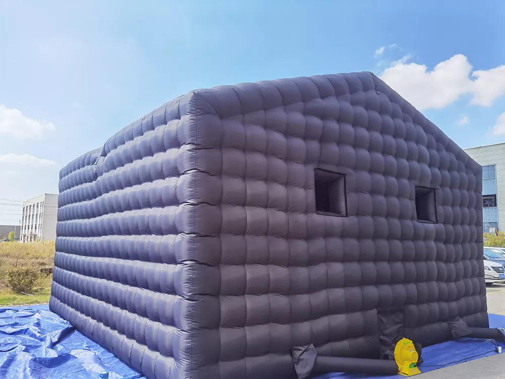 20FT Black Portable Inflatable Night Club Blow Up Disco Tent