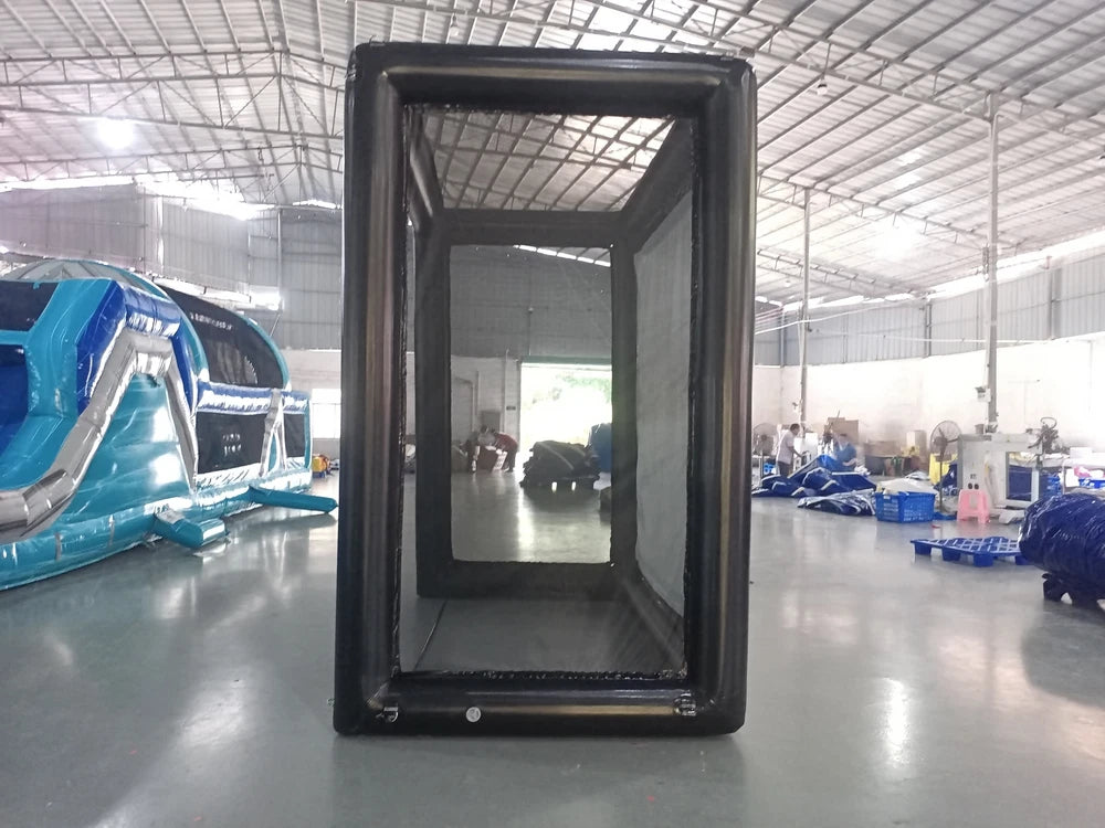 Inflatable Golf Simulator Enclosure for Indoor Outdoor Use