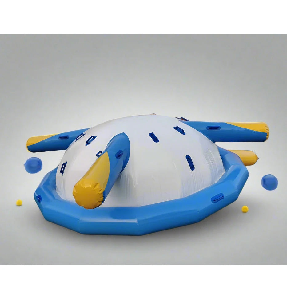 13FT Inflatable Disco Boat Aqua Park UFO for Water Adventures