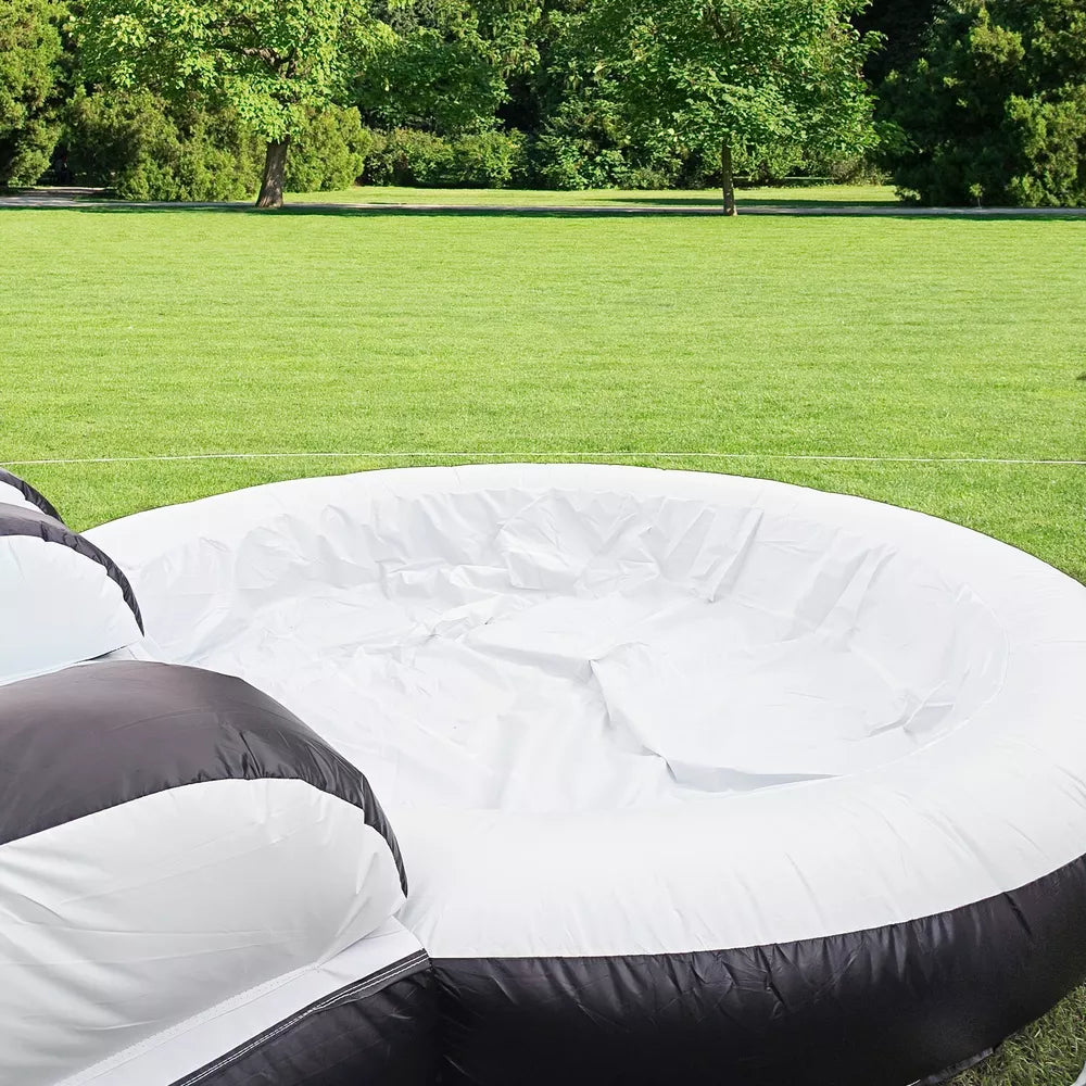 Toboggan aquatique gonflable avec pataugeoire pour enfants