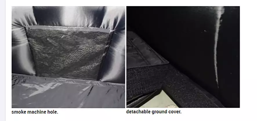 20FT Black Portable Inflatable Night Club Blow Up Disco Tent
