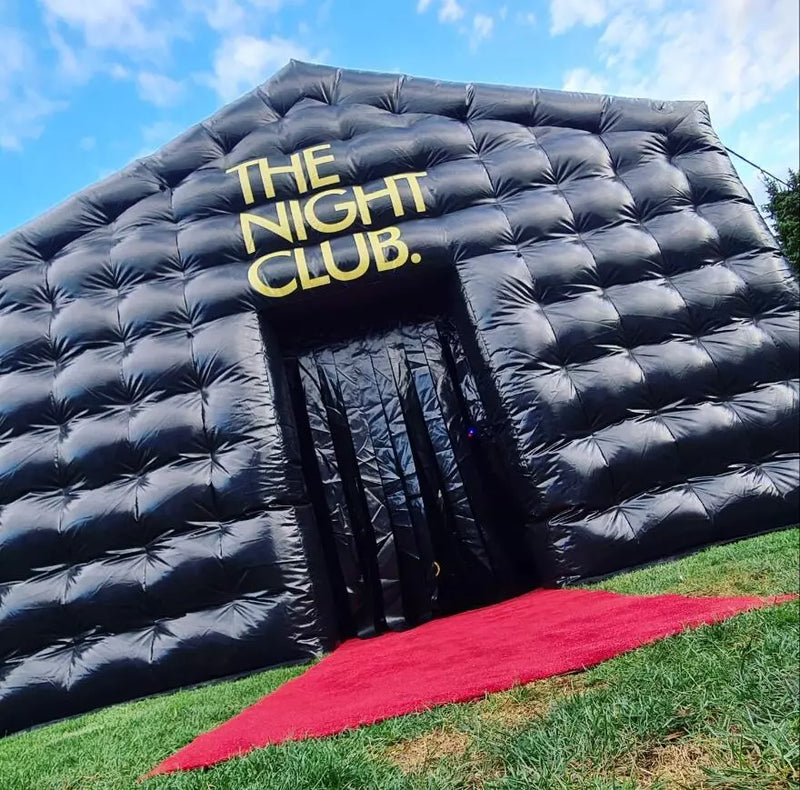 20FT Black Portable Inflatable Night Club Blow Up Disco Tent