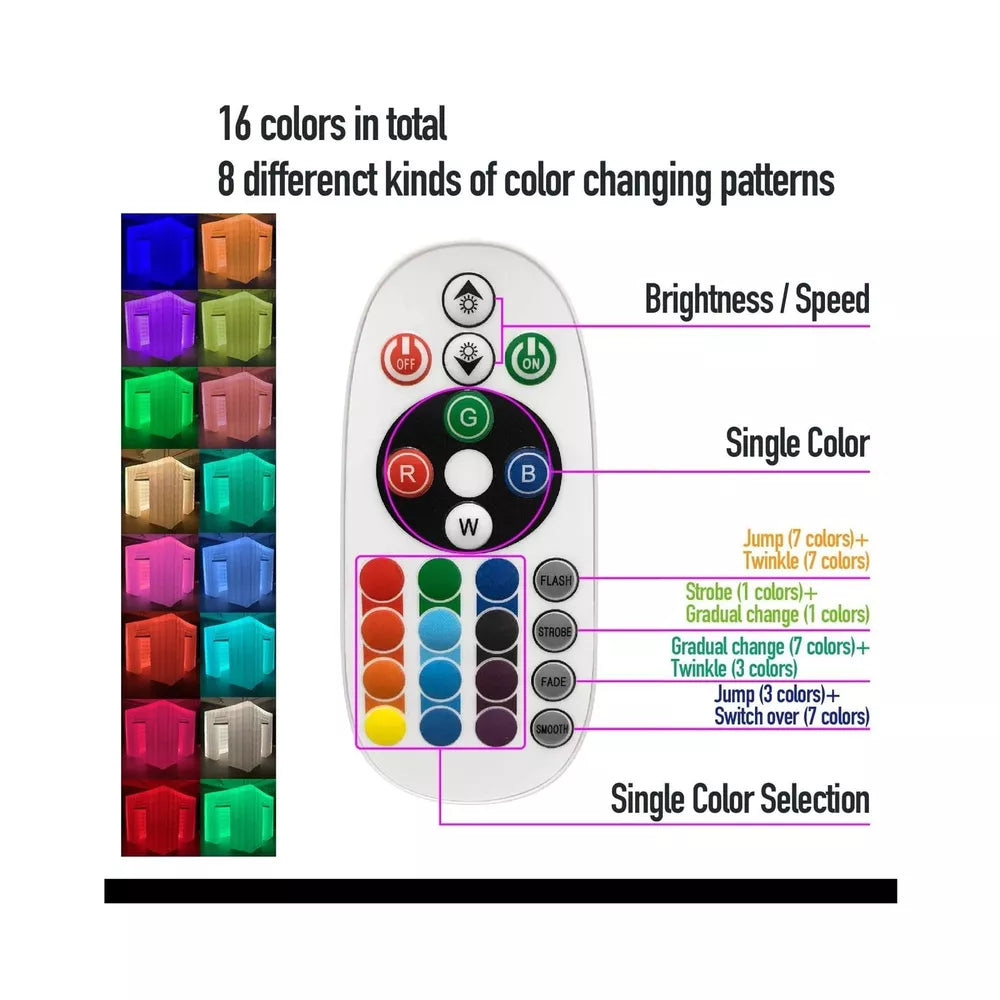 Inflatable Photo Booth, 8.2 x 8.2FT Portable with 16-Color LED Dimmable Lighting