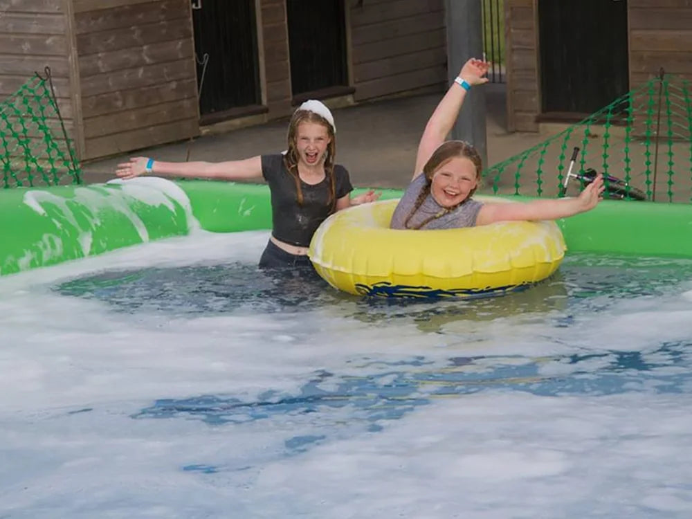 Inflatable Commercial Slip and Slide with Pool