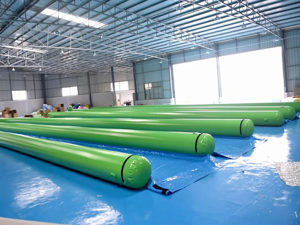 Inflatable Commercial Slip and Slide with Pool