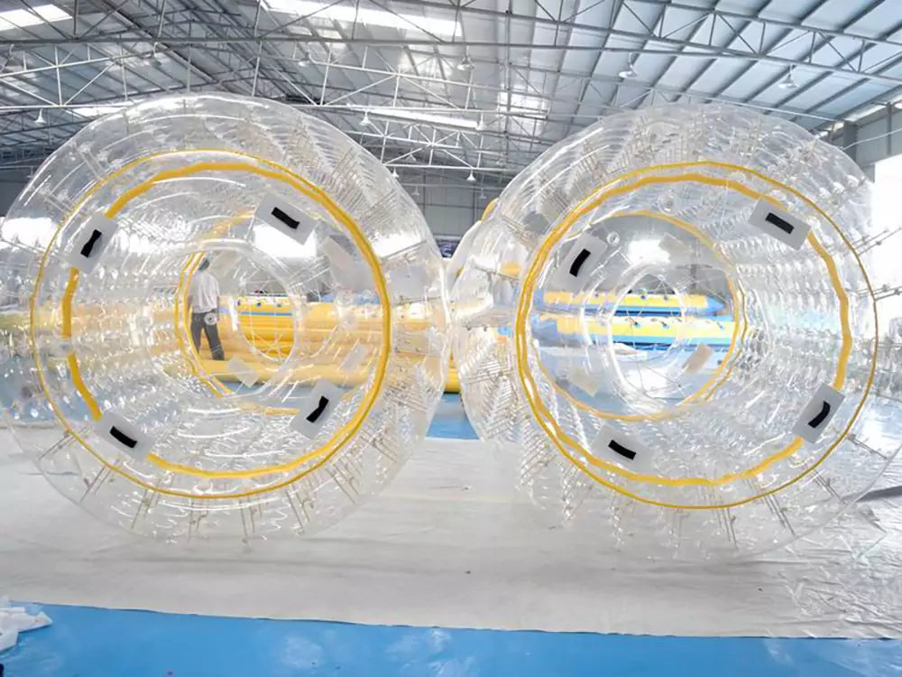 Inflatable Transparent Water Roller for Lakes & Pools