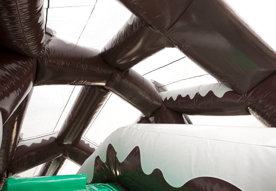 Inflatable Winter Toboggan Slide Easy Setup Outdoor