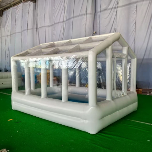 Inflatable Greenhouse Pool House Clear PVC Roof Pool 12 FT