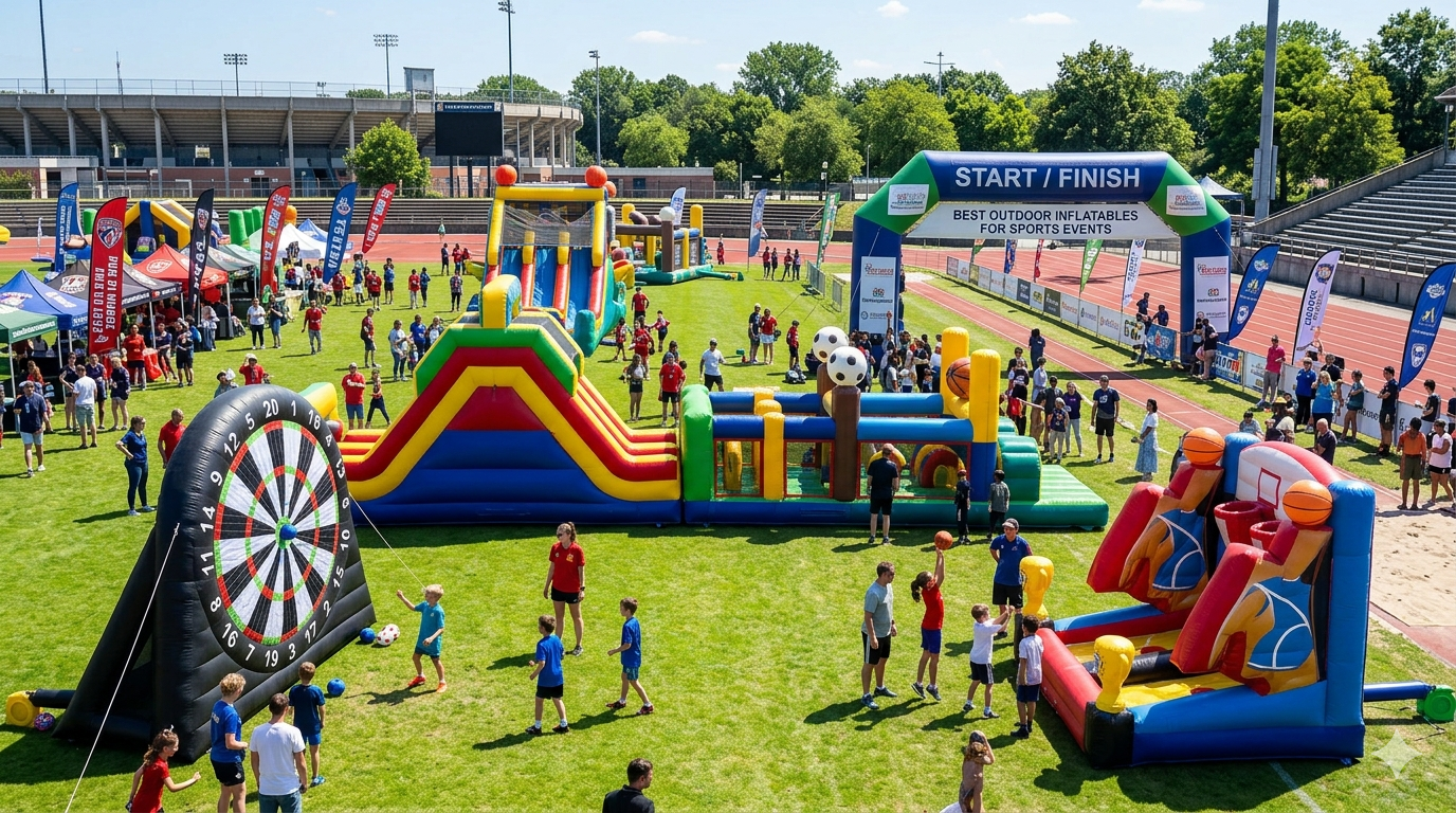 Inflatable Events 30 Best Outdoor Inflatables for Sport Events | Commercial Guide for ...