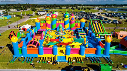 Inflatable Obstacle Playground for Outdoor Fun