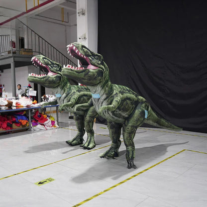 Adult Cartoon Dinosaur Walking Inflatable Costume Suit