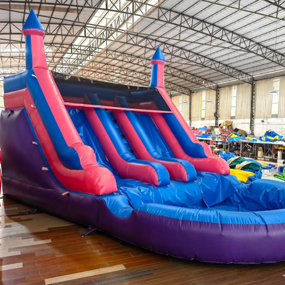 Giant Inflatable Water Castle Slide Adventure Park