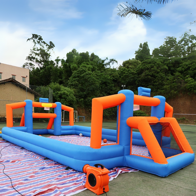 Cancha Hinchable Dual de Fútbol y Baloncesto