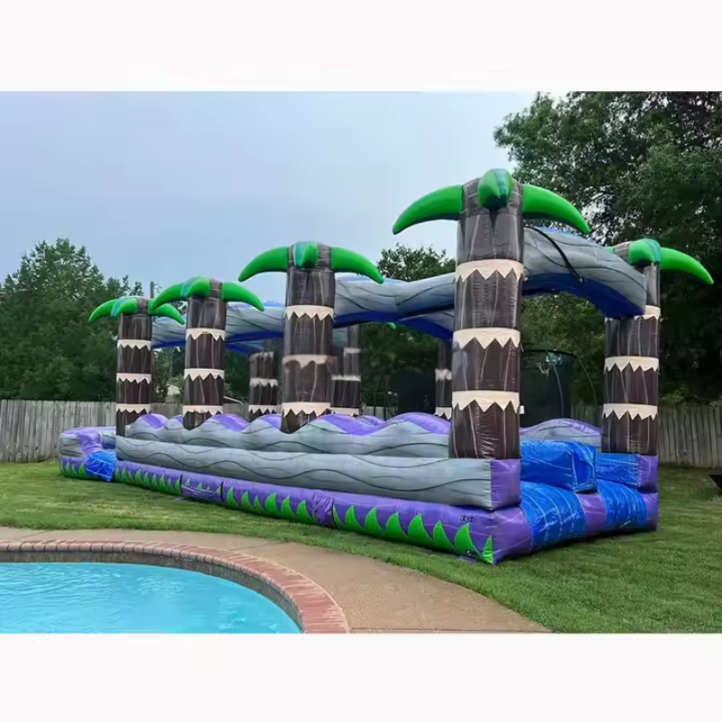 Palm Tree Inflatable Water Slide