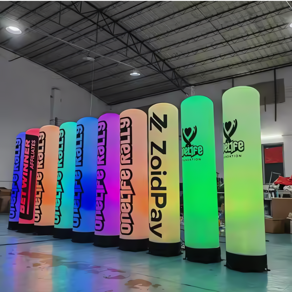 LED Inflatable Column – Custom GlowTower Decor