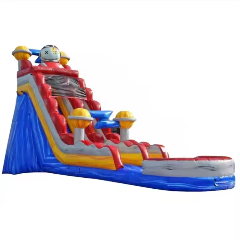 Toboggan aquatique commercial pour astronautes de 19 pieds