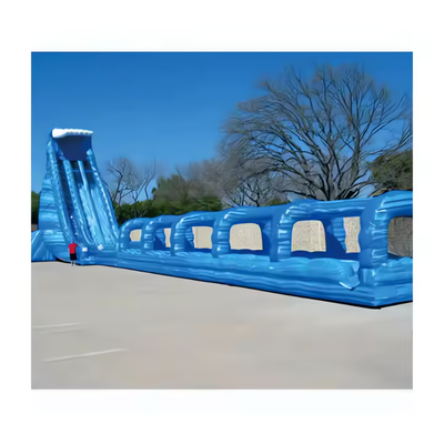 Riesige aufblasbare Wasserrutsche Epic Blue Crush für Erwachsene