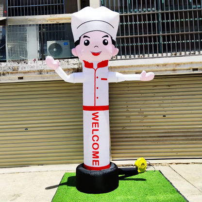 Inflatable Chef Air Dancer Custom Logo