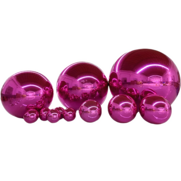 Glow Sphere Pink Inflatable Mirror Balls