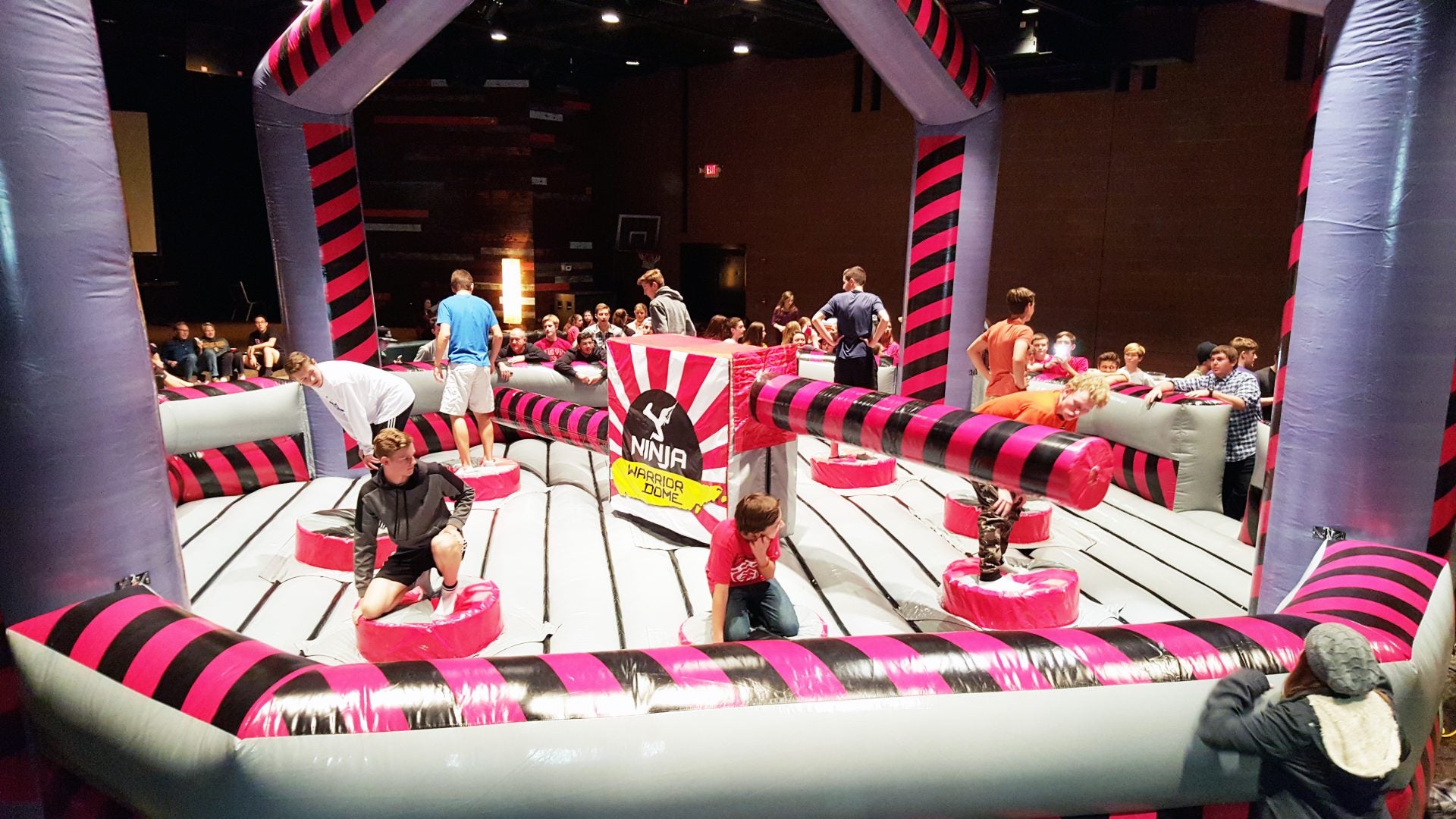 Inflatable Ninja Warrior Challenge Toxic Meltdown