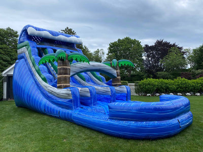 6 m doppelte tropische Wasserrutsche mit Welle