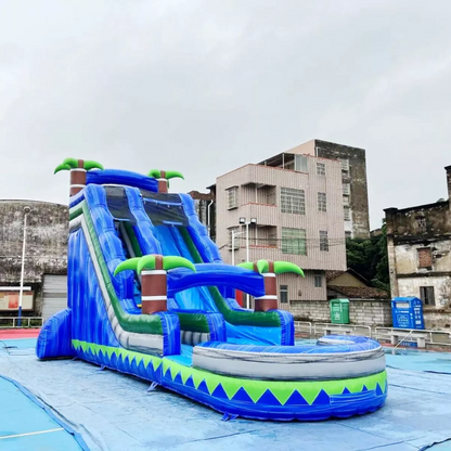 28ft Giant Inflatable Water Slide & Pool