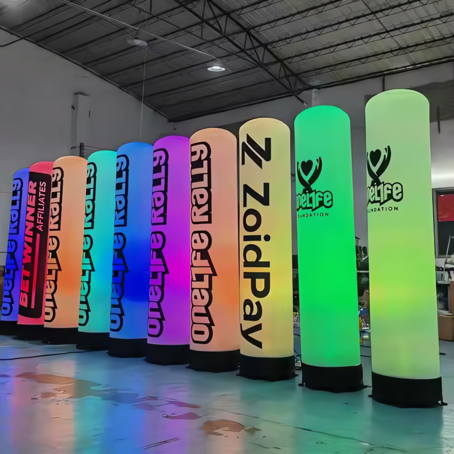 LED-aufblasbare Säule – Individuelle GlowTower-Dekoration