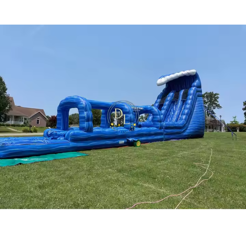 Blue Crush Dual-Lane Water Slide