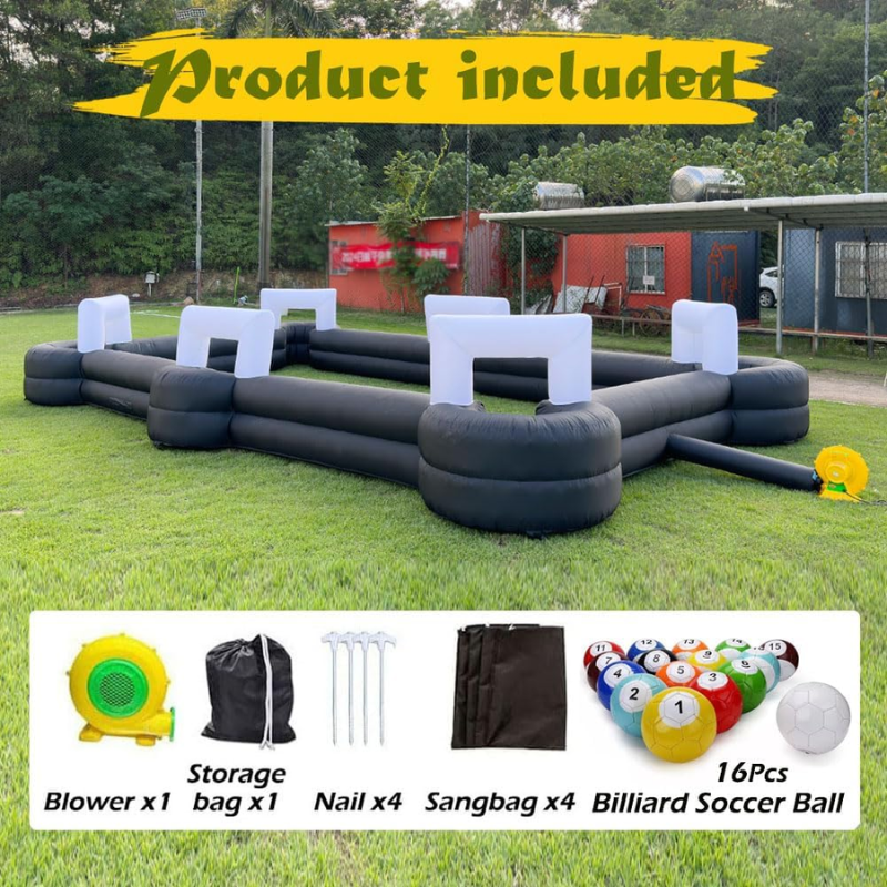 Aufblasbares Fußball-Pool-Set