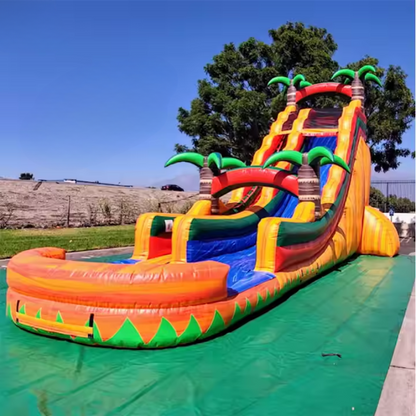 Giant Inflatable Water Slide Adventure Park Jungle