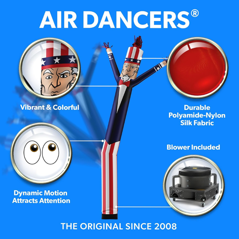 6m aufblasbarer Air Dancer für Werbezwecke