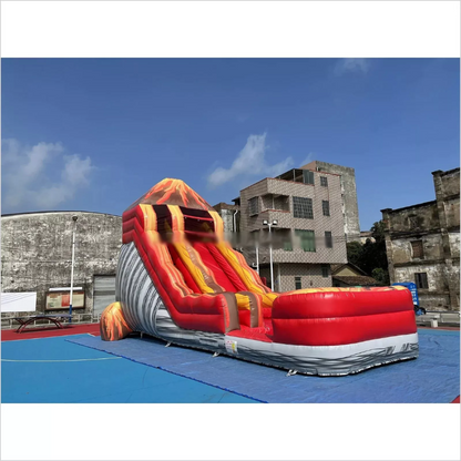 Volcano Inflatable Water Slide & Pool Combo