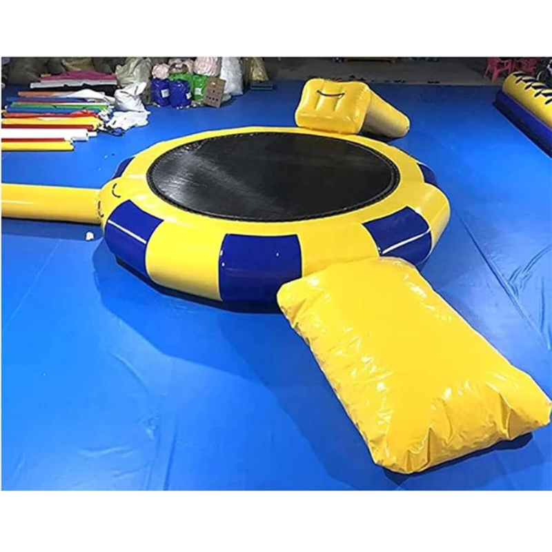 Aqua aufblasbare Wasserrutsche & Trampolin