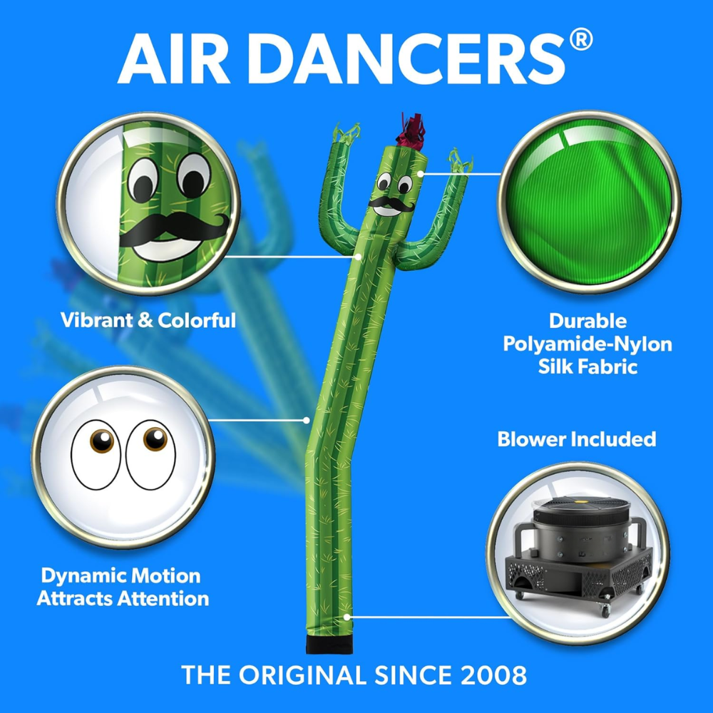 6m aufblasbarer Kaktus Air Tube Man