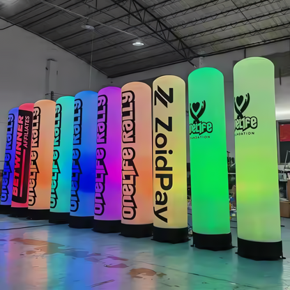 LED Inflatable Column – Custom GlowTower Decor